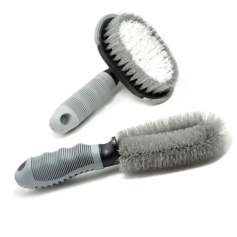 Car Tire Brush  Household Cleaning Wheel Special Soft Wool & Steel Ring Brush