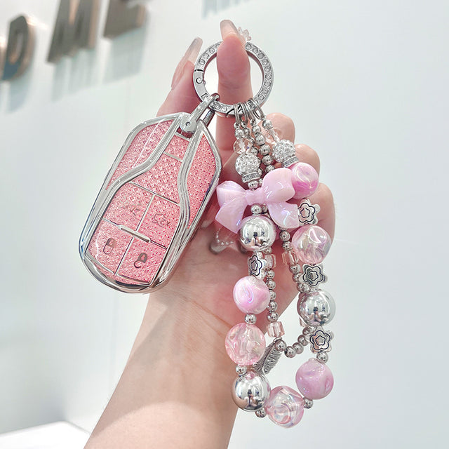 Rhinestone Key-Fob Cover Compatible with Maserati